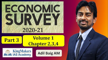 Economic Survey 2020-21 | Part 3 | Budget 2021| UPSC | Adil Baig | KingMakers IAS Academy