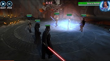 GAC [3v3] : EP Palpatine-Vader vs Padme-GK [SWGoH] [Counter]