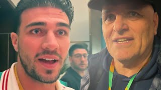 Tommy & John Fury react to Anthony Joshua KO of Francis Ngannou!