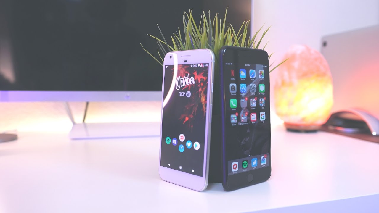 Pixel XL vs iPhone 7 Plus: Has Google beat Apple at its own game? - YouTube