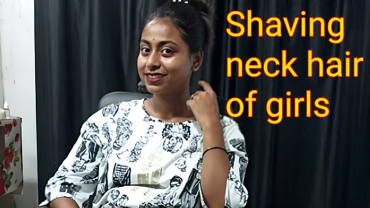 S.H Hair Cut is live women neck hair shape মহিলাদের ঘাড়ের এক্সট্রা চুল সেভ করা Shaving extra hair