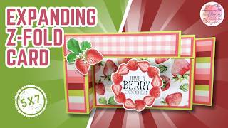 How to Make a 5x7 Expanding Z-Fold Card | Easy Craft Tutorial