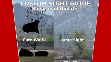 This is how YOU USE & INSTALL Custom SIGHTS - War Thunder Guide