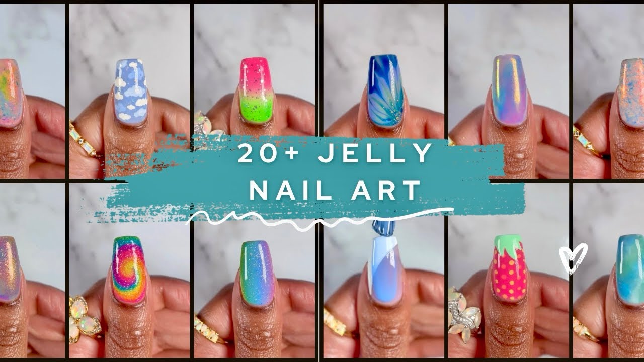 NEW 20+ Jelly Nail Art 2025 | Cute & Easy Nail Designs