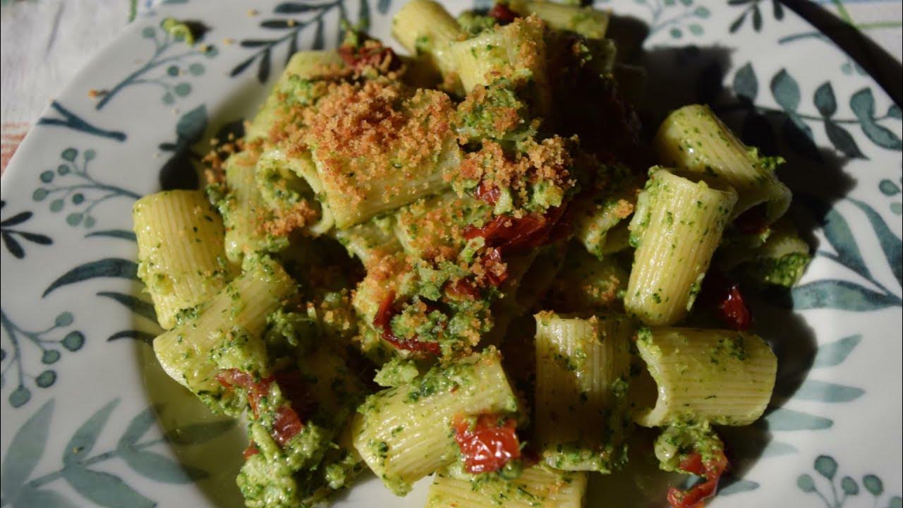 pasta con broccoli e pomodorini secchi YouTube