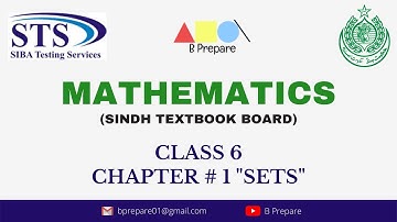 Mathematics for PST JEST (Class 6 Chapter 1 "SETS")