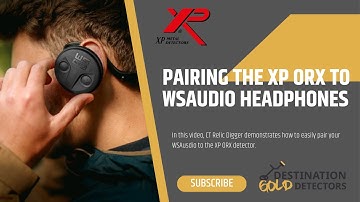 How to Pair the WSAUDIO Headphones to XP ORX - Quick Tip