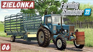 FS 22 - ZIELONKA.  Покос ТРАВЫ.  Собираю ТРАВУ # 06