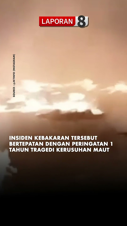 Geger Rumput Terbakar di Stadion Maut Kanjuruhan