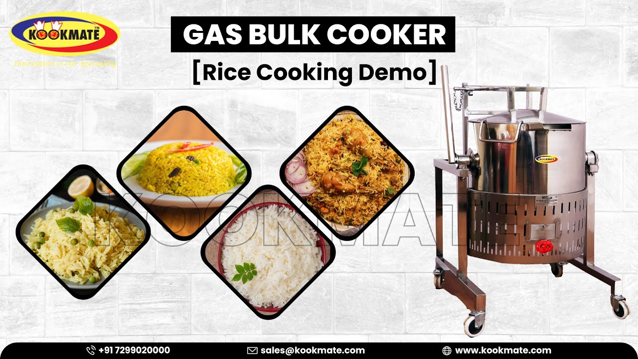 Steam cooking system |Gas Bulk Cooker | Rice steamer | steam cooking ...