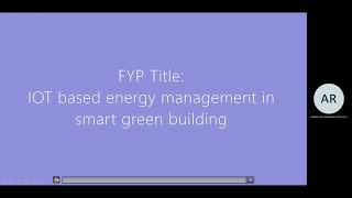 P44: IOT Based Energy Management In Smart Green Building