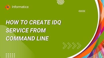 How to Create IDQ Service from Command Line
