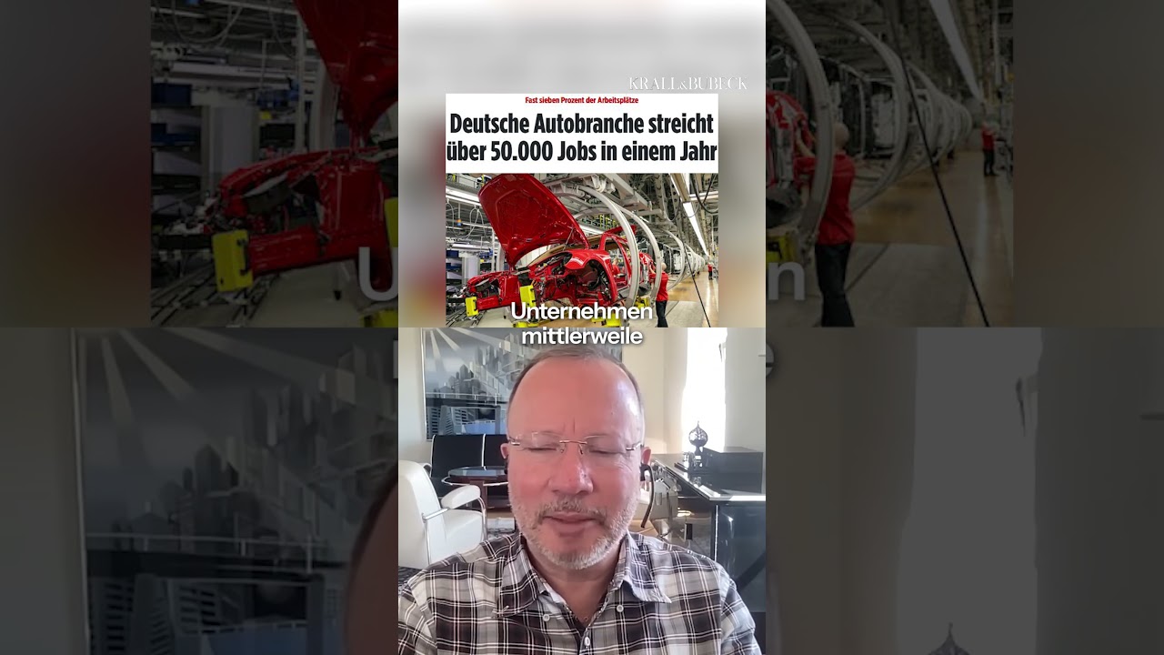 Deutsche Autobranche streicht über 50.000 Jobs in einem Jahr! 🚨