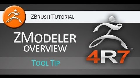 ZBrush 4R7 tutorial: ZModeler overview