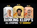 Ranking JÜRGEN KLOPP&#39;S ALL Liverpool 37 Signings! 🤯😱 | FT. Salah, Karius, Núñez...