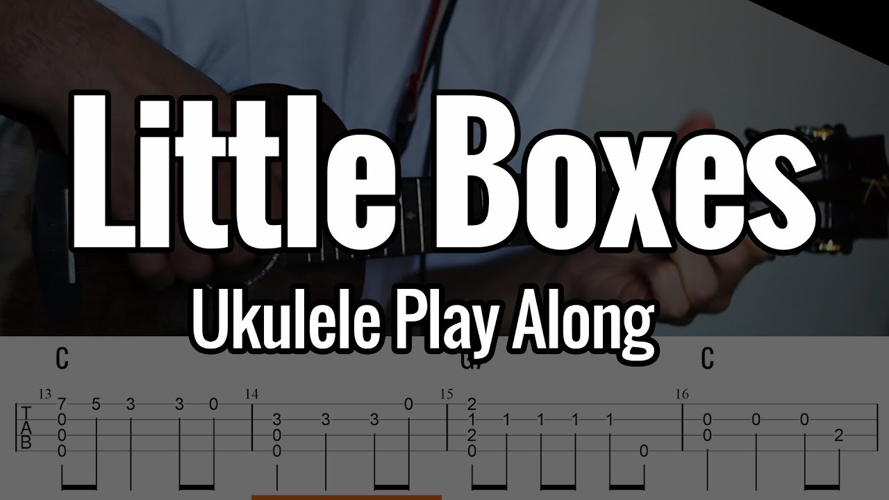 Malvina Reynolds Little Boxes Ukulele Play Along Tutorial Cover