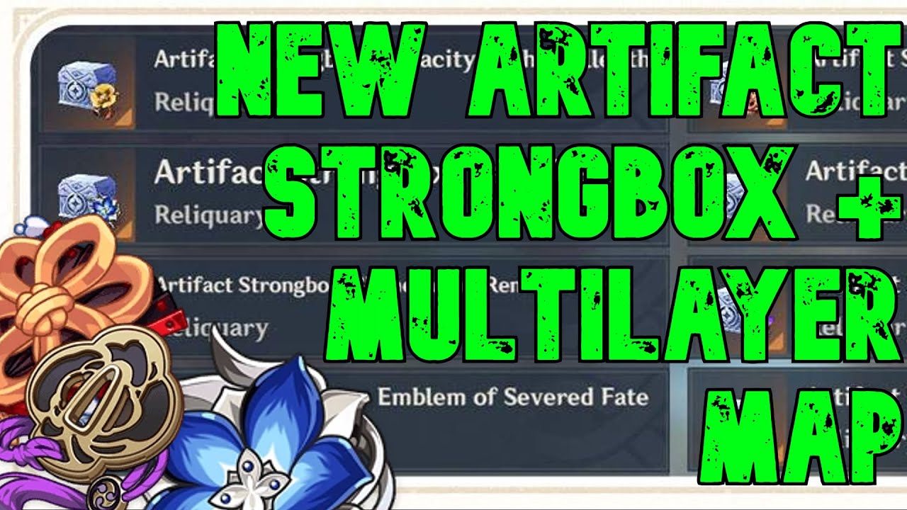 NEW ARTIFACT STRONGBOX, MULTILAYER MAP, AND BATTLE PASS WEAPONS Genshin ...