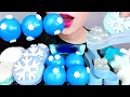 ASMR *SNOW EDITION* 눈꽃 지구젤리, 화이트 오레오, 숟가락, 팝핑보바 PLANET GUMMY, ICE, SPOON, WHITE OREO, BOBA MUKBANG