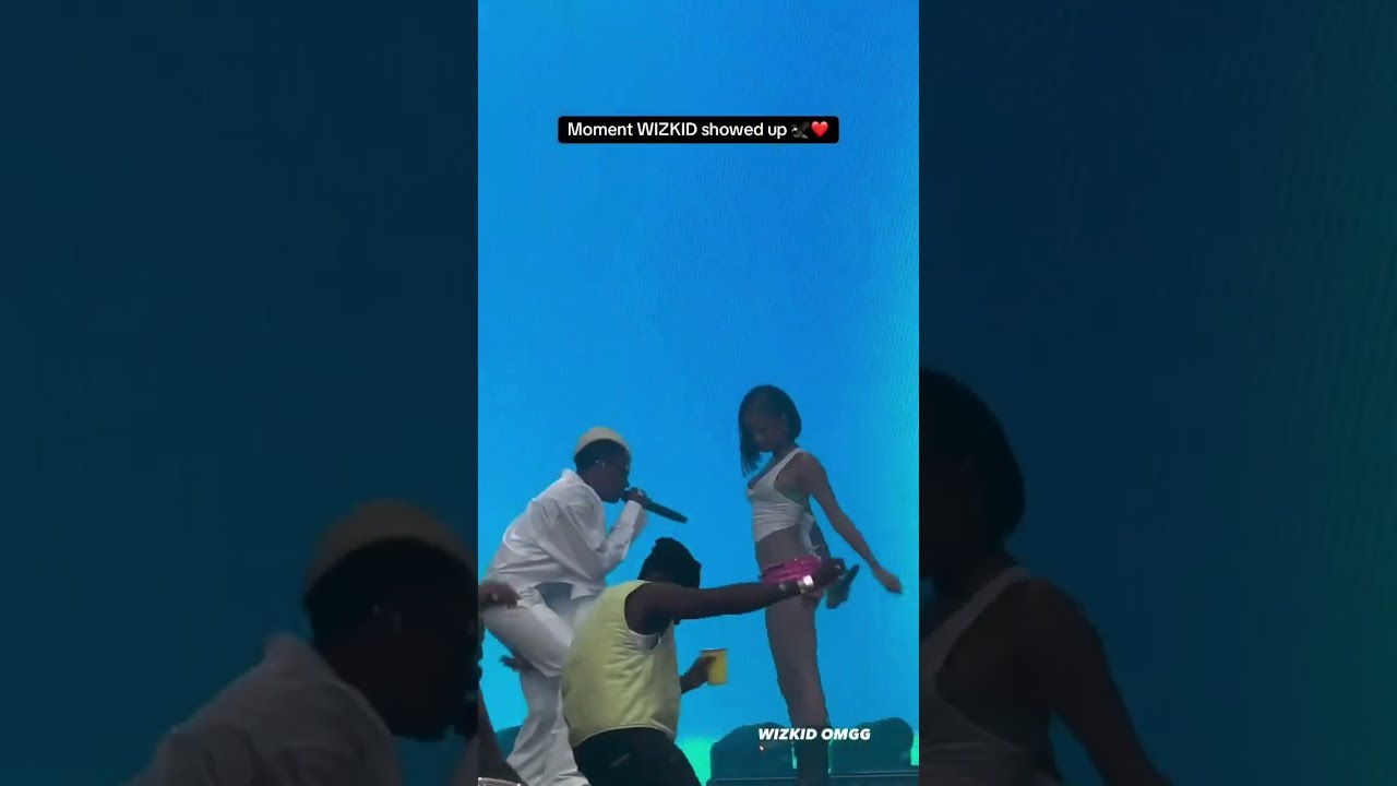 MOMENT WIZKID CAME ON THIS STAGE WITH TYLA IN UK Wizkidayo Wizkid Tyla Uk