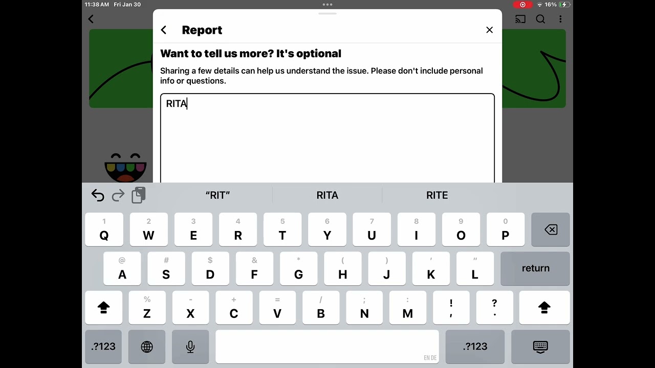 Reporting toca Boca from sending me annoying toca boca world ads.