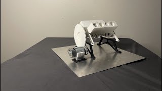 3D-Printed V8 Engine Model | Simplified Build & ASMR Assembly