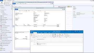 AX 2012 - Send collection letter by e mail