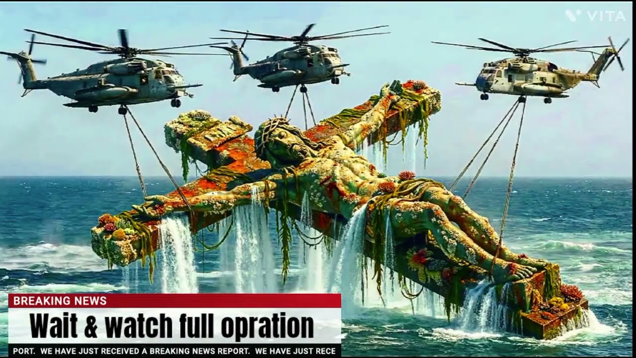 Unbelievable restoration:700-yearOld scared gucified Christ statue recovery from ocean floor 