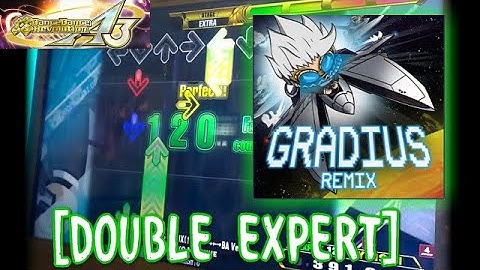 【DDR A3】 GRADIUS REMIX（↑↑↓↓←→←→BA Ver.) [DOUBLE EXPERT] 譜面確認＋プレイ
