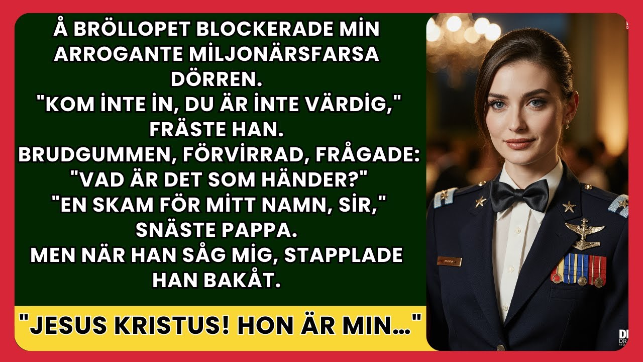 På min kusins bröllop sträckte min far ut armen och blockerade dörren framför alla gäster. ”Du hör inte hemma här”, sa han högt, medan telefonerna riktades mot mig för att fånga förnedringen. Jag...