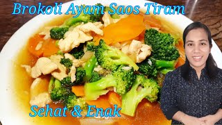 Resep Brokoli Ayam Saos Tiram Sehat & Enak