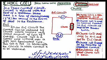 Choke | Chapter 16 Alternating Current | FSc Part 2 Physics