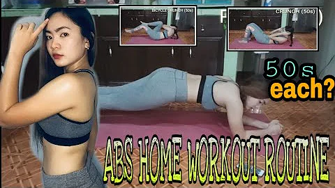 10 MINUTES ABS HOME WORKOUT WITHOUT EQUIPMENT (VLO...