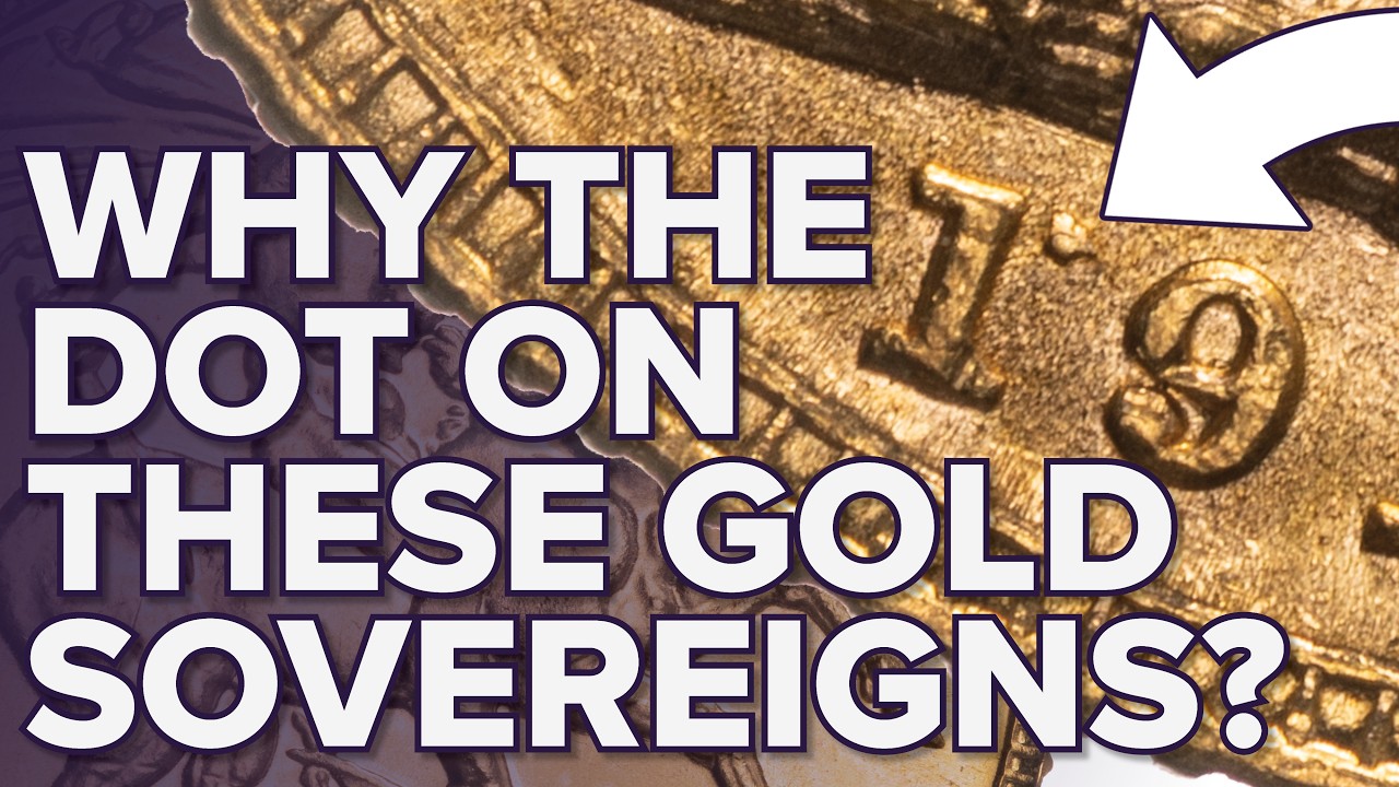 Why is there a DOT on these 1918  Gold Sovereigns?