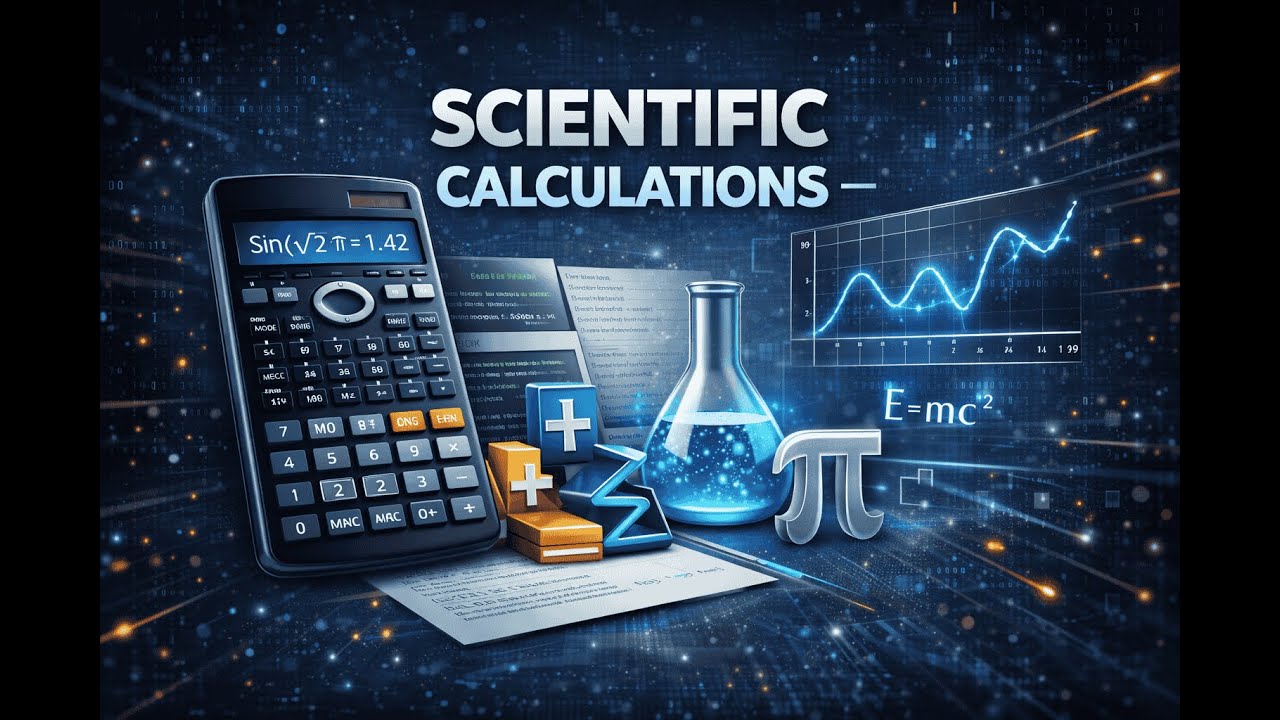 Scientific calculator operations tutorial