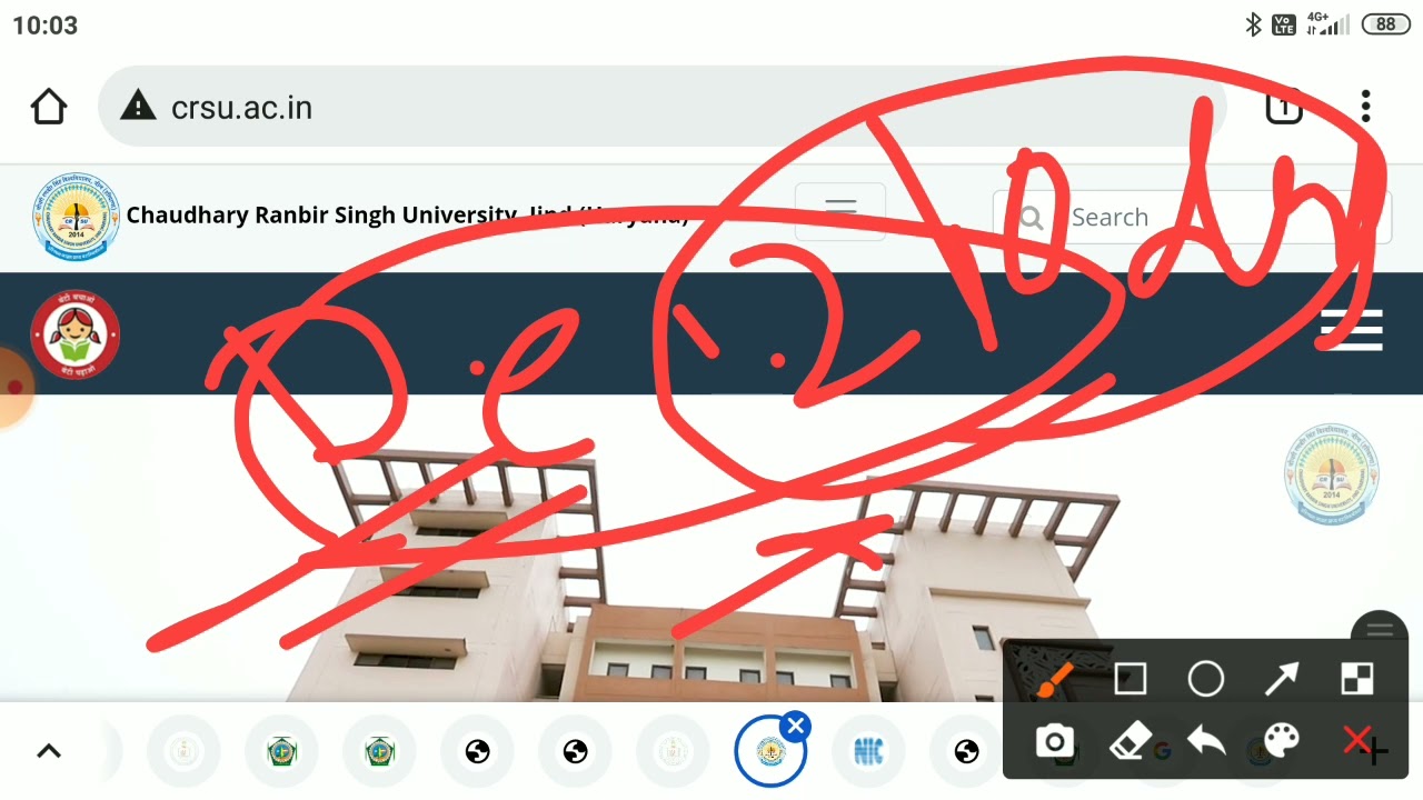 CRSU UNIVERSITY JIND:B.Ed resut 2021 update