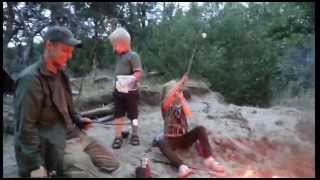 Bushcraft overnighter with my buddy Johan and kids