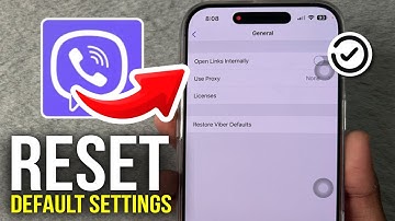 How to Reset Viber App to Default Settings - 2025