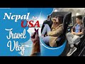 Travel Vlog - Nepal to USA | Vacation Begins | Sansha