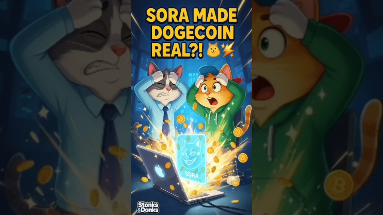 🚀 SORA Just Brought DOGECOIN to LIFE?! 🤯🐶 AI Gone CRAZY! 😂💸