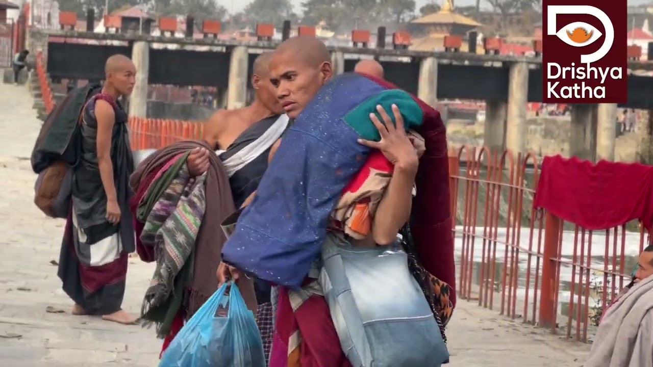 पशुपतिमा मरेका मानिसका लुगा लगाएर ध्यानमा बस्ने 27 जना ।। #pashupatinath #videoviral #awareness 