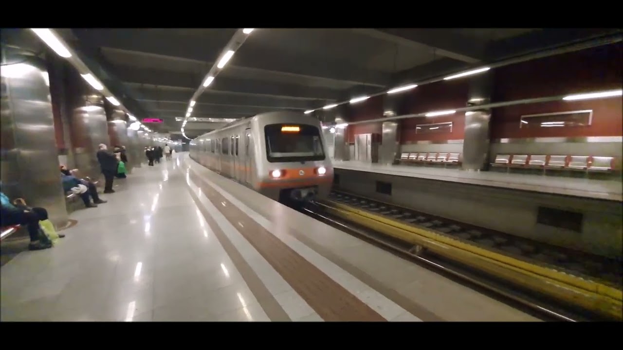 2nd generation train not in service at Agios Antonios station line 2