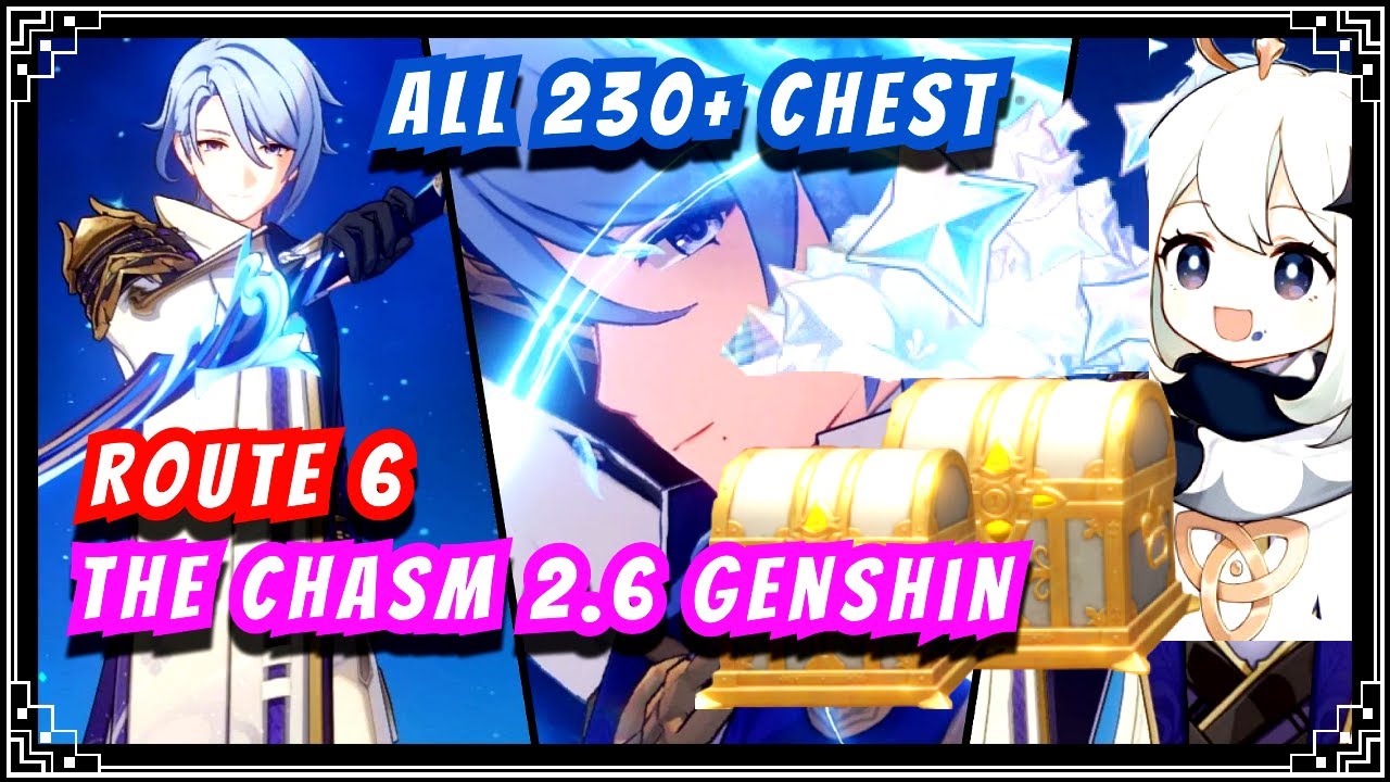 All Chasm Chest Route 6 | ALL CHEST SERIES | Genshin Impact 2.6