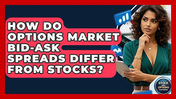 How Do Options Market Bid-ask Spreads Differ From Stocks? - Stock and Options Playbook