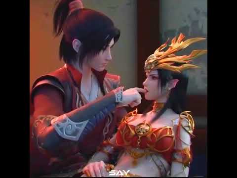 Queen medusa & xiao yan first meeting 🔥 Battle through the heavens #donghua #3danimation #btth #amv