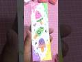 DIY Aesthetic Ice Cream Fruit Bookmarks 🍦Sweet Summer Vibes! #CuteChubbyDoodles #shorts