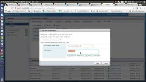 Synchronizing ESXi/ESX 6.0 time