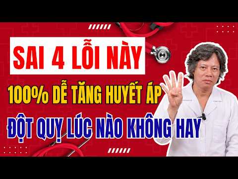 4 Sai Lầm Khi Dùng Thuốc Huyết Áp Tại Nhà Khiến Nguy Cơ Đột Quỵ Tăng Gấp Đôi!