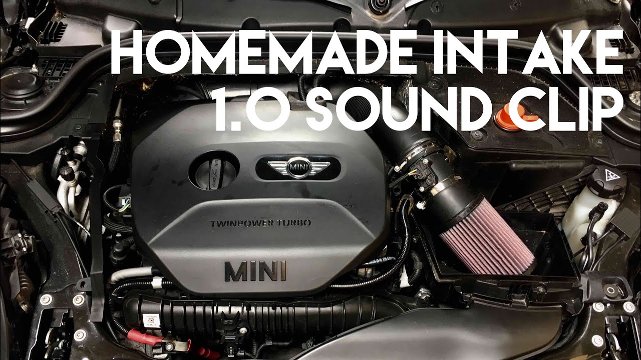 Mini F56 Cooper S Homemade intake ver.1.0 CAI Induction Kit using K&N ...