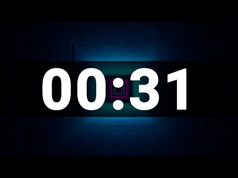31 Second Timer with Cool Upbeat Music for Kids, Chill Instrumental Countdown