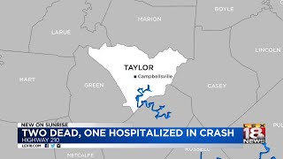 Two Dead, One Hospitalized In Taylor County Crash